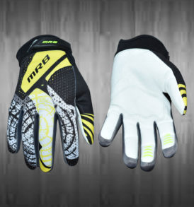 Yellow / Grey Motocross Gloves
