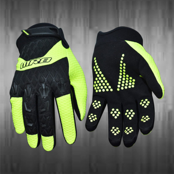Light Green Motocross Gloves
