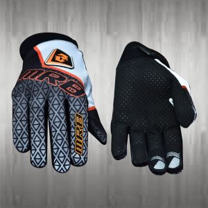 RB-843: Grey / Black Motocross Gloves