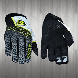 RB-844: Grey Yellow / Black Motocross Gloves
