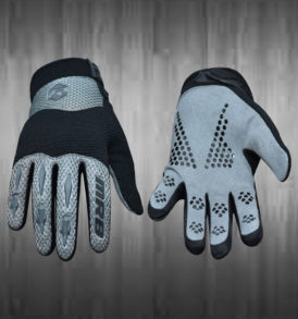 Dark Grey Motocross Gloves