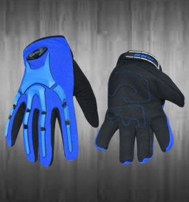 Royal Blue / Black Mechanic Gloves