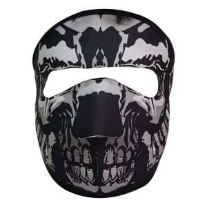 RB - 3701: White / Black Balaclava